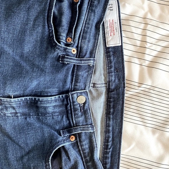 GAP Blue straight Jeans Size 31 - Picture 1 of 3